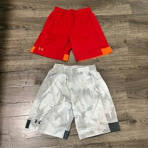 Under Armour Boys’ Velocity Tech Shorts Lot of 2 Youth Size L (14-16)